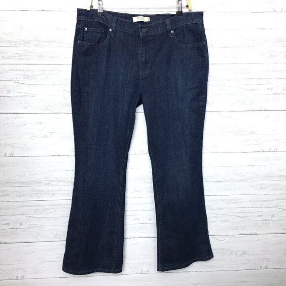 Levi's 515 Women's Bootcut Jeans Studded Back Pockets Stretch size 14 length 30" - Picture 2 of 10